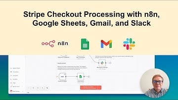 Stripe Checkout Processing with n8n, Google Sheets, Gmail, and Slack