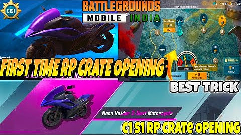 First Time Rp Crate Opening C1S1 | New Rp Crate Opening C1S1 M1 Royal Pass Bgmi