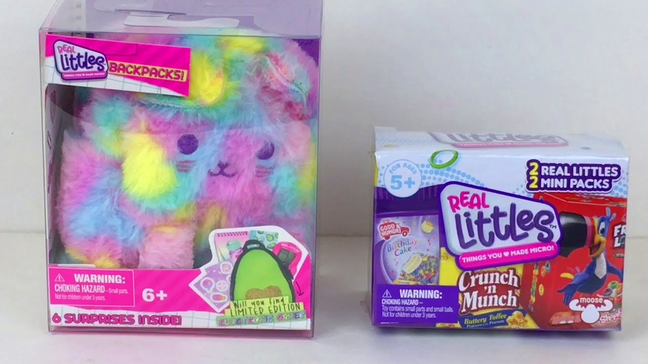 Shopkins, Toys, Shopkins Real Littles Bag Collection Unicorn Backpack  Surprises Series 4 Minis