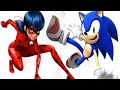 Sonic vs Ladybug. Sonic BOOM the Hedgehog vs Miraculous Ladybug &amp; Cat Noir -Gameplay Walkfrom