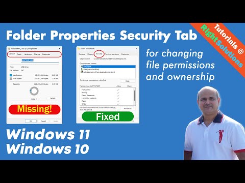 Как включить отсутствующую вкладку «Безопасность» в свойствах папки в Windows 11 и Windows 10