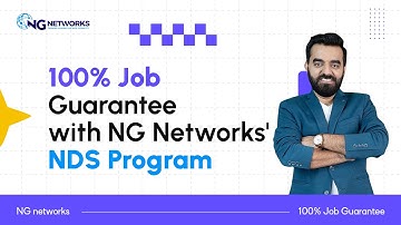 100% Job Guarantee with NG Network