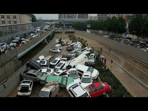 Chinese city picks through the debris after record rains kill at least 33 • FRANCE 24 English