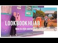 Ootdhijab lookbook hijab simple mix n match wear a culottes pants