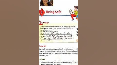 27 April,2020 Class -2 EVS - Ch.3 Being Safe  Video 1