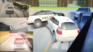 Car racing। police car। car fighting। cartoon car