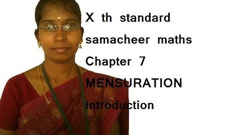 IX th standard samacheer maths Chapter 7 mensuration introduction