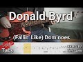 Donald Byrd - (Fallin&#39; Like) Dominoes (Bass Cover) Tabs