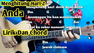 Kunci Gitar Anda Menghitung Hari 2 - Tutorial Gitar By Darmawan Gitar