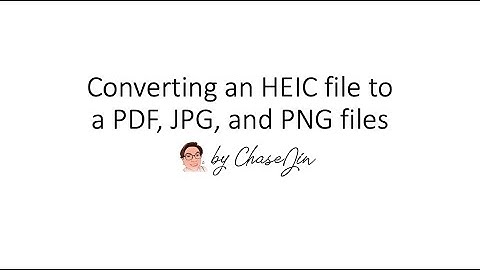 How to convert an HEIC file to PDF | JPEG | PNG