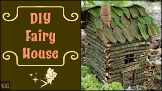 How to Make A Fairy House Out of Nature  sticks, moss, leaves, etc.