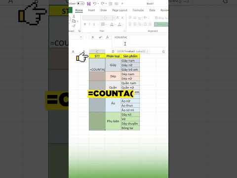 [Thủ thuật Excel] Cách điền số thứ tự cho các ô gộp trong Excel (Nâng cao) #Shorts