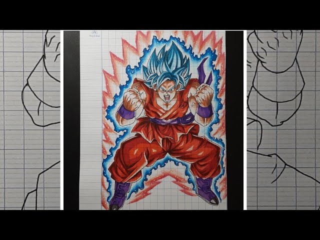 Goku ssj blue - Desenho de carlauzaum - Gartic