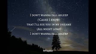 Don't Wanna Fall Asleep - Stevie Hoang | Lyrics