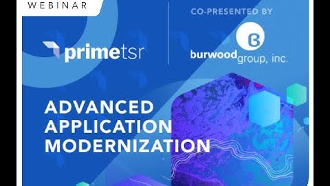 Advanced Application Modernization (Webinar Replay)