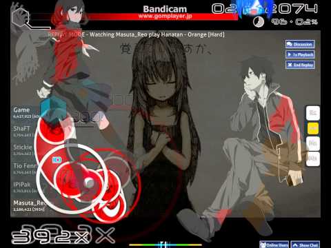 オレンジ　ヲタみん　osu!　プレイ動画