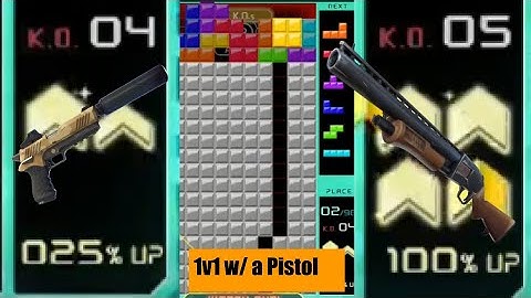 Tetris 99: 1v1 CRAZY DUEL WITH LESS WEAPONS