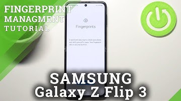 How to Add Fingerprint to SAMSUNG Galaxy Z Flip3 5G - Use Fingerprint