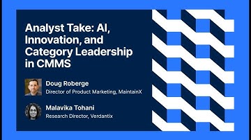 MaintainX Masterclass: AI, Innovation, and Category Leadership in CMMS