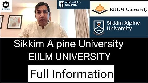 Sikkim Alpine University UGC APPROVED or Fake! EIILM UNIVERSITY SIKKIM VERIFICATION! COURSES