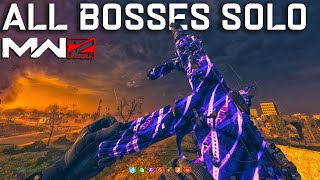 Defeating All BOSSES In One Game Of MW3 Zombies Solo