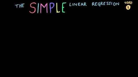 Econometrics Lecture 2: "Simple Linear Regression" (SLR)