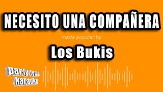 Video thumbnail of "Los Bukis - Necesito Una Compañera (Versión Karaoke)"