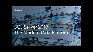 SQL Server 2017 -  Deep Dive   Bob Ward