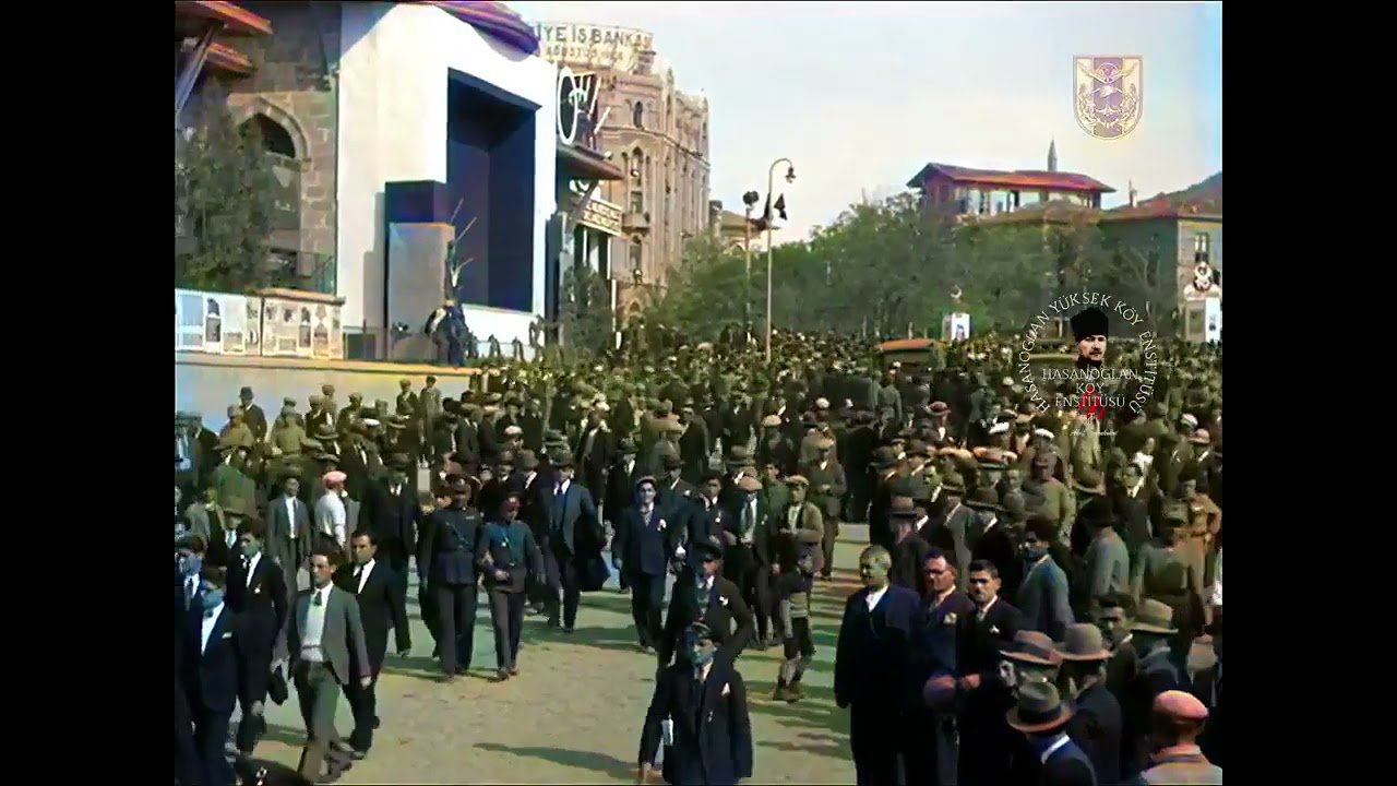 Atatürk'ün ve Ankara'nın ilk defa izleyeceğiniz renklendirilmiş görüntüleri - 1933 yılı