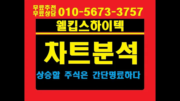 웰킵스하이텍 차트분석