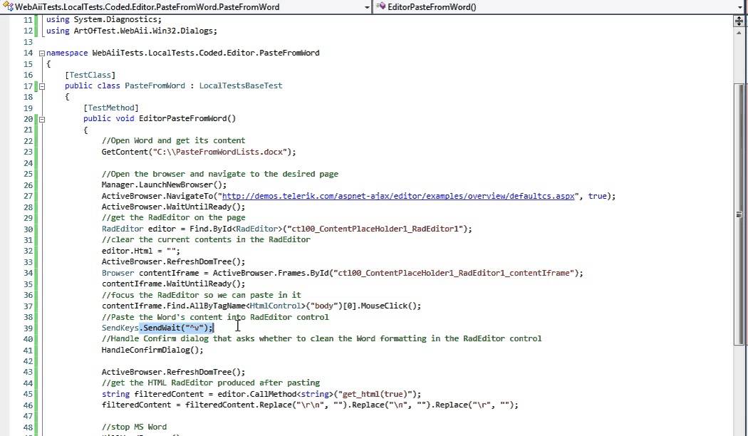 Integrating Unit Tests with Desktop Applications Using Telerik Testing ...