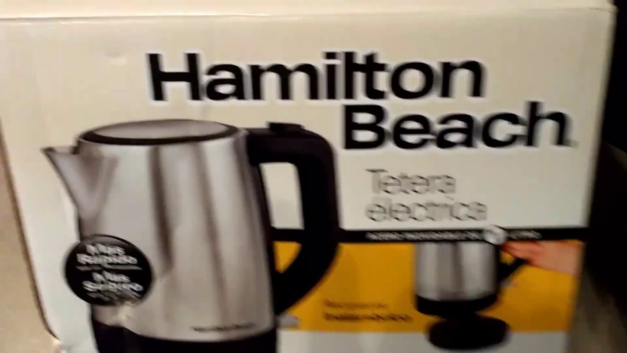 Hamilton Beach 1L Electric Kettle - Stainless 40978