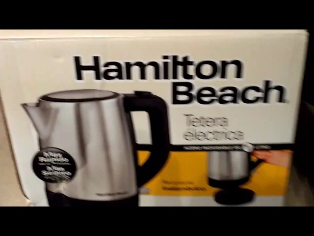 Hamilton Beach 1L Electric Kettle - Stainless 40978 1 liter