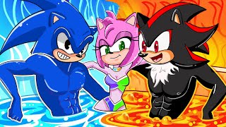 Amy Love Story!! Who will Amy Choose Sonic COLD or Shadow HOT !?⚡💖 | Sonic the Hedgehog 2 Animation