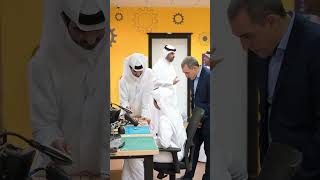 لحظة افتتاح مختبر التصنيع الرقمي FAB LAB