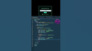 🚀 Build a Futuristic Laser Access Panel using HTML, CSS, and JavaScript!