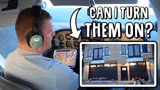 Can I Turn My House Lights On FROM AN AIRPLANE?
