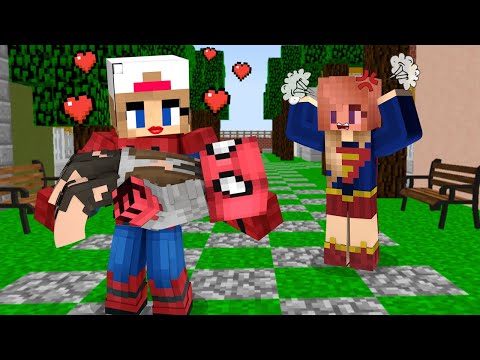 SÜPER ANNE FAKİRE AŞIK OLDU! (SÜPER KIZ KISKANIYOR!) 💖 - Minecraft