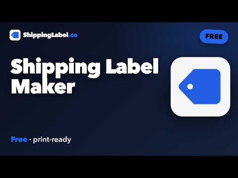 Free Shipping Label Maker — Print a Label With No Account (UPS, USPS, FedEx)