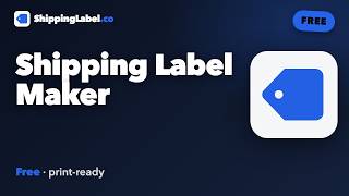 Free Shipping Label Maker — Print a Label With No Account (UPS, USPS, FedEx)