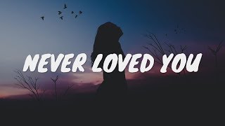 Evie Clair - Never Loved You (Lyrics / Lyric Video)