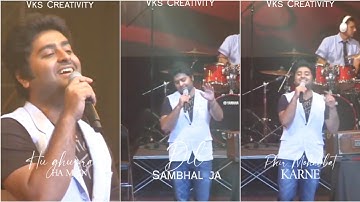 Dil Sambhal ja raha full screen whatsapp status | Arijit Singh stage performance status | #shorts