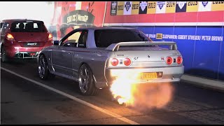 JDM Cars arriving at Japfest Assen 2022- R34 , S14, Supra, Impreza, Civic, Revs,Flames&Bangs...