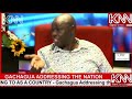 GACHAGUA ADDRESSING THE NATION FROM UK WHILE EXPOSING PRESIDENT RUTO DEALS IN GOVT