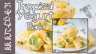 Tropical Yogurt Bark Easy Recipe - Kk Kitchen