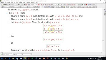 Limits, Inequalities, and the Squeeze Theorem (Bonus: rigorous proof)