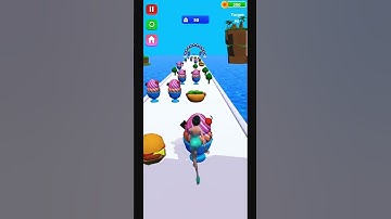 Fat Body Run Rush Race Games #mobilegames all levels gameplay (android & iOS) #gameplay #shorts