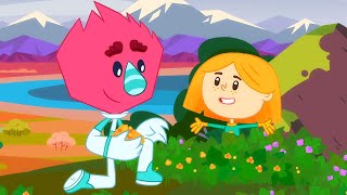 Мультик Катя и Эф Кудаугоднодверь Серия 90 Зелёные трюки  Образовательный мультик для детей