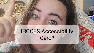 Lets talk IBCCES Accessibility Card. #universalstudios #disabilityawareness #ibcces