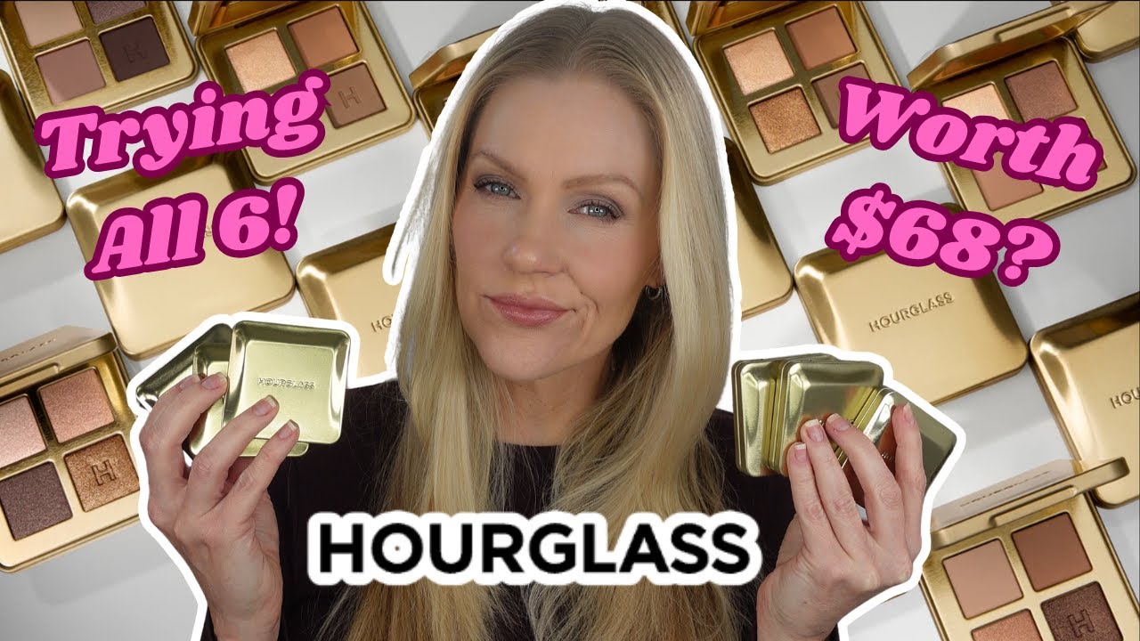 New HOURGLASS Curator Eyeshadow Palettes \ Trying All 6! Swatches, Comparisons, & Honest Reviews!